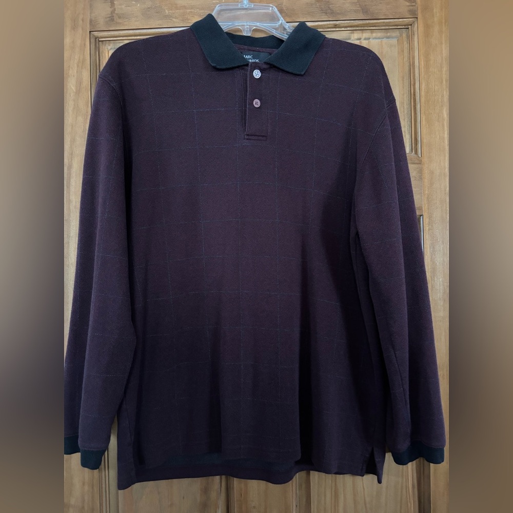 Elegant Dark Purple Polo Shirt